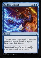 Sudden Setback (b) - Foil